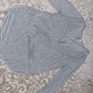 Grey Long Sleeve blouse